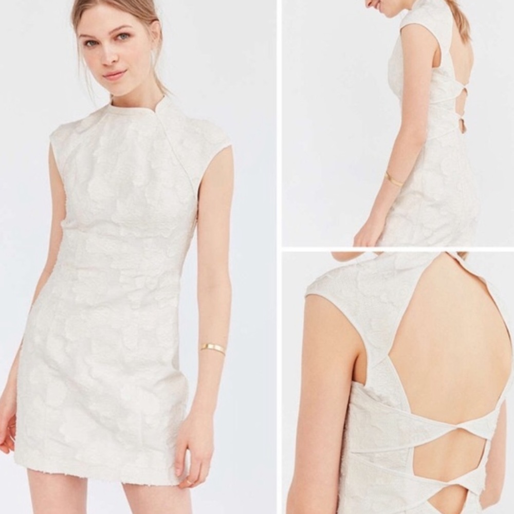 NWT Silence + Noise Origami Jacquard Bodycon F